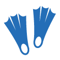 swim fins icon