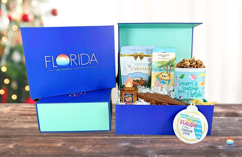 Our "Seas & Greetings" holiday gift box with Florida vibes